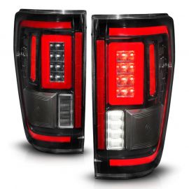 ANZO 21-23 Ford F-150 LED Taillights Seq. Signal w/BLIS Cover - Black Housing buy in USA