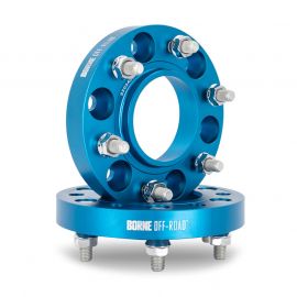 Mishimoto Borne Off-Road Wheel Spacers - 6x139.7 - 78.1 - 25mm - M14x1.5 - Blue buy in USA