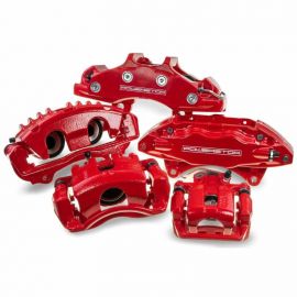 Power Stop 90-93 Mazda Miata Rear Red Calipers w/Brackets - Pair buy in USA