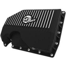 aFe 05-19 VW 1.8L/2.0L w/o Oil Sensor Engine Oil Pan Black POWER Street Series w/ Machined Fins buy in USA