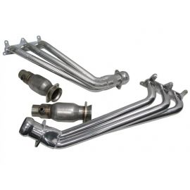 Chevrolet Camaro V6 1-5/8 Long Tube Exhaust Headers With High Flow Cats Polished Silver Ceramic 10-11 buy in USA