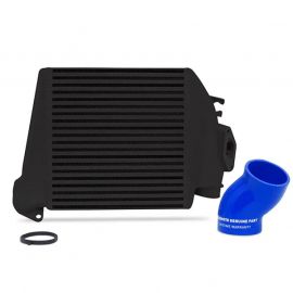 Mishimoto 08-14 Subaru WRX Top-Mount Intercooler Kit - Powder Coated Black & Blue Hoses buy in USA