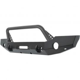 Westin 18-19 Jeep Wrangler JL WJ2 Full Width Front Bumper w/Bull Bar Textured Black buy in USA