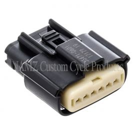 NAMZ 08-23 Molex MX-150 6-Position Female Connector Throttle Control Actuator - Blk (HD 72483-08BK) buy in USA