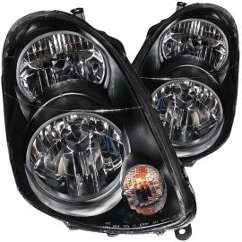 ANZO 2003-2004 Infiniti G35 Crystal Headlights Black buy in USA