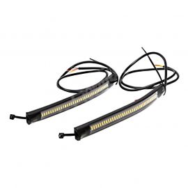 Letric Lighting Flexible White Running Amber Switchback Turn Signal Strips buy in USA