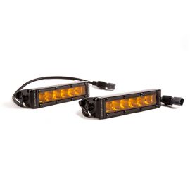 Diode Dynamics 6 In LED Light Bar Single Row Straight SS6 - Amber Driving Light Bar (Pair) buy in USA