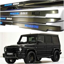 W463 B63 W461 G55 G65 G63 G500 G Wagon G class Mercedes-Benz Entrance mouldings LED Illuminated Door Sills Interior Trims buy in USA