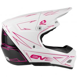 EVS T3 Pinner Helmet 50-50 White/Pink/Black Youth - Medium buy in USA