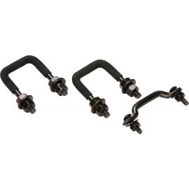 Kentrol 55-86 Jeep Windshield Tie Down Kit CJ - Powdercoat Black buy in USA