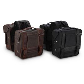 Burly Brand Throw-over Saddlebag - Black buy in USA