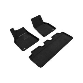 3D Maxpider 21-22 Tesla Model Y Elegant 1st 2nd Row - Floor Mat Set (Black) buy in USA