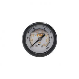 DeatschWerks 0-100 PSI 1/8in NPT Mechanical Fuel Pressure Gauge 1.5in Diameter Black Housing buy in USA