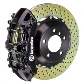 Brembo 89-93 348/94-99 F355 Front GT BBK 6 Piston Cast 355x32 2pc Rotor Drilled-Black buy in USA