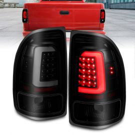 ANZO 1997-2004 Dodge Dakota LED Taillights Black Housing Smoke Lens Pair buy in USA