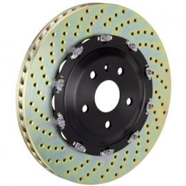 Brembo 08-16 R8 4.2/5.2 Excl CC Brake Front 2-Piece Discs 365x34 2pc Rotor Drilled buy in USA