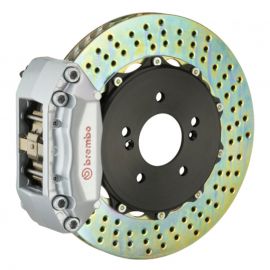 Brembo 90-01 Integra Front GT BBK 4 Piston Cast 2pc 328x28 2pc Rotor Drilled-Silver buy in USA