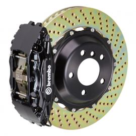 Brembo 97-02 Expedition 4WD Front GT BBK 4 Piston Cast 2pc 355x32 2pc Rotor Drilled-Black buy in USA