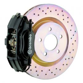 Brembo 94-04 Mustang (SN95) Front GT BBK 4 Piston Cast 2pc 330x28 1pc Rotor Drilled-Black buy in USA