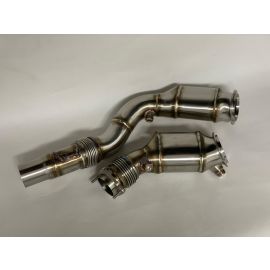 ✯✯✯✯✯ Design 200cpsi Catted Downpipe S55 BMW M3 F80 M4 F82 M2 Competition F87 buy in USA