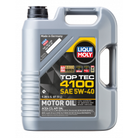 LIQUI MOLY 5L Top Tec 4100 Motor Oil SAE 5W40 buy in USA