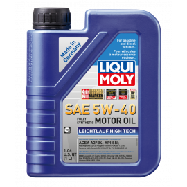 LIQUI MOLY 1L Leichtlauf (Low Friction) High Tech Motor Oil SAE 5W40 buy in USA