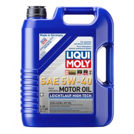 LIQUI MOLY 5L Leichtlauf (Low Friction) High Tech Motor Oil SAE 5W40 buy in USA