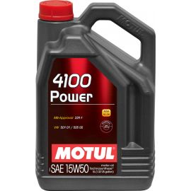 Motul 5L Engine Oil 4100 POWER 15W50 - VW 505 00 501 01 - MB 229.1 buy in USA