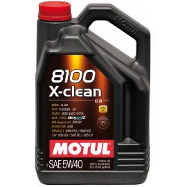 Motul 5L Synthetic Engine Oil 8100 5W40 X-CLEAN C3 -505 01-502 00-505 00-LL04 buy in USA