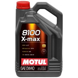 Motul 5L Synthetic Engine Oil 8100 0W40 X-MAX - Porsche A40 buy in USA