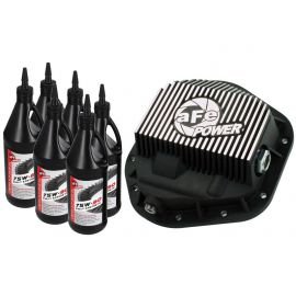 aFe Power Front Diff Cover w/ 75W-90 Gear Oil 5/94-12 Ford Diesel Trucks V8 7.3/6.0/6.4/6.7L (td) buy in USA