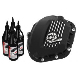 aFe Pro Series Front Diff Cover Black w/ Machined Fins 17-21 Ford Trucks (Dana 60) w/ Gear Oil buy in USA