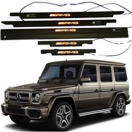 W463 AMG Style W461 G55 G65 G63 G500 G Wagon G class Mercedes-Benz Entrance mouldings LED Illuminated Door Sills Interior Trims buy in USA