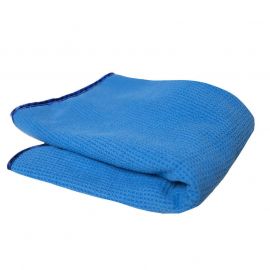 Chemical Guys Waffle Weave Glass & Window Microfiber Towel - 24in x 16in - Blue buy in USA