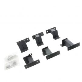 Go Rhino 18-24 Jeep Wrangler JLU 4dr Brackets for Dominator Xtreme Frame Slider - Tex. Blk buy in USA