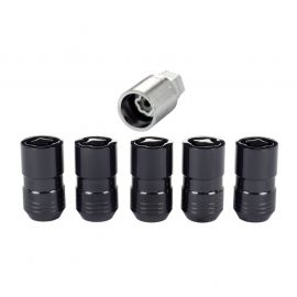 McGard Wheel Lock Nut Set - 5pk. (Cone Seat) M14X1.5 / 22mm Hex / 1.639in OAL - Black buy in USA