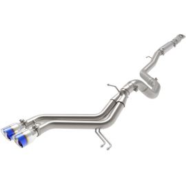 aFe Takeda 2-1/2in to 3in SS-304 Cat-Back Exhaust w/ Blue Flame Tips 13-17 Hyundai Veloster L4-1.6L buy in USA