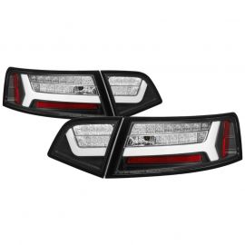 Spyder 09-12 Audi A6 LED Tail Lights - Black (ALT-YD-AA609-LED-BK) buy in USA