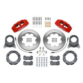 Wilwood Dynapro 6 Front Hat Kit 11.75in Rotor Red 66-75 Ford Bronco Dana 30/44 w/Lines buy in USA