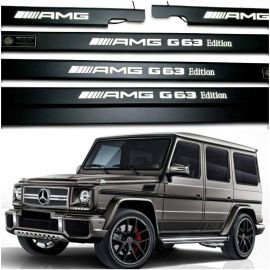 W463 AMG G63 Edition Style W461 G55 G65 G63 G500 G Wagon G class Mercedes-Benz Entrance mouldings LED Illuminated Door Sills Interior Trims buy in USA