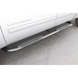 Lund 2019 Chevy Silverado 1500 Crew Cab 4in. Oval Curved SS Nerf Bars - Polished buy in USA