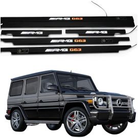 W463 AMG G63 Style W461 G55 G65 G63 G500 G Wagon G class Mercedes-Benz Entrance mouldings LED Illuminated Door Sills Interior Trims buy in USA