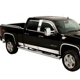 Putco 19-24 Chevrolet Silverado Crew Cab 6.5 Stand Box - 5.5in Wide - 10pcs Pro SS Rocker Panels buy in USA