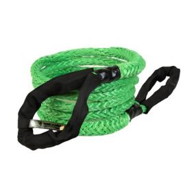 Voodoo Offroad 2.0 Santeria Series 7/8in x 20 ft Kinetic Recovery Rope with Rope Bag - Green buy in USA