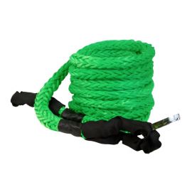 Voodoo Offroad 2.0 Santeria Series 1-1/4in x 30 ft Kinetic Recovery Rope with Rope Bag - Green buy in USA