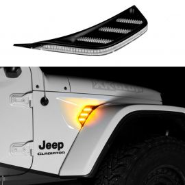 XK Glow Amber Jeep Air Vent Light w/ Turn Signal & Running Light buy in USA