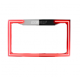 XK Glow Motorcycle License Plate Frame Light w/ Turn Signal - Black buy in USA