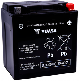 Yuasa YIX30L Maintenance Free AGM 12 Volt Battery buy in USA