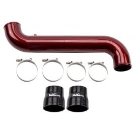 Wehrli 11-16 Duramax LML Passenger Side 3.5 in. Intercooler Pipe - WCFab Red buy in USA