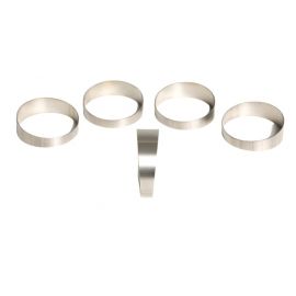 Ticon Industries 4.0in 45 Degree 1.37D/5.48in CLR Loose Radius 1mm Wall Titanium Pie Cuts - 5pk buy in USA